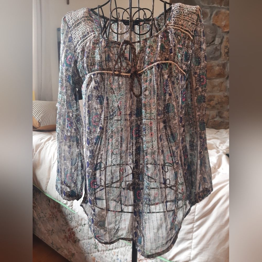 American Eagle Metallic Top